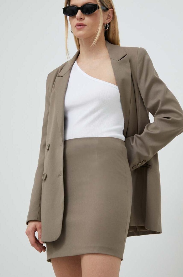 Gestuz spódnica casual brązowy 10906752