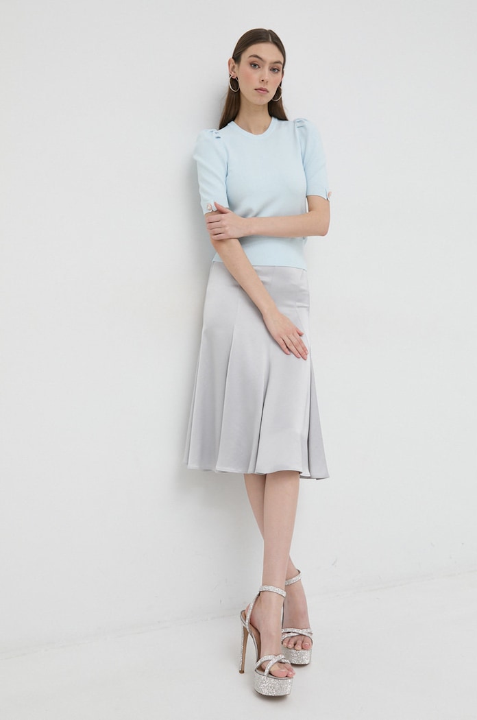 Trussardi spódnica 56G00251.1T006175 szary SS23