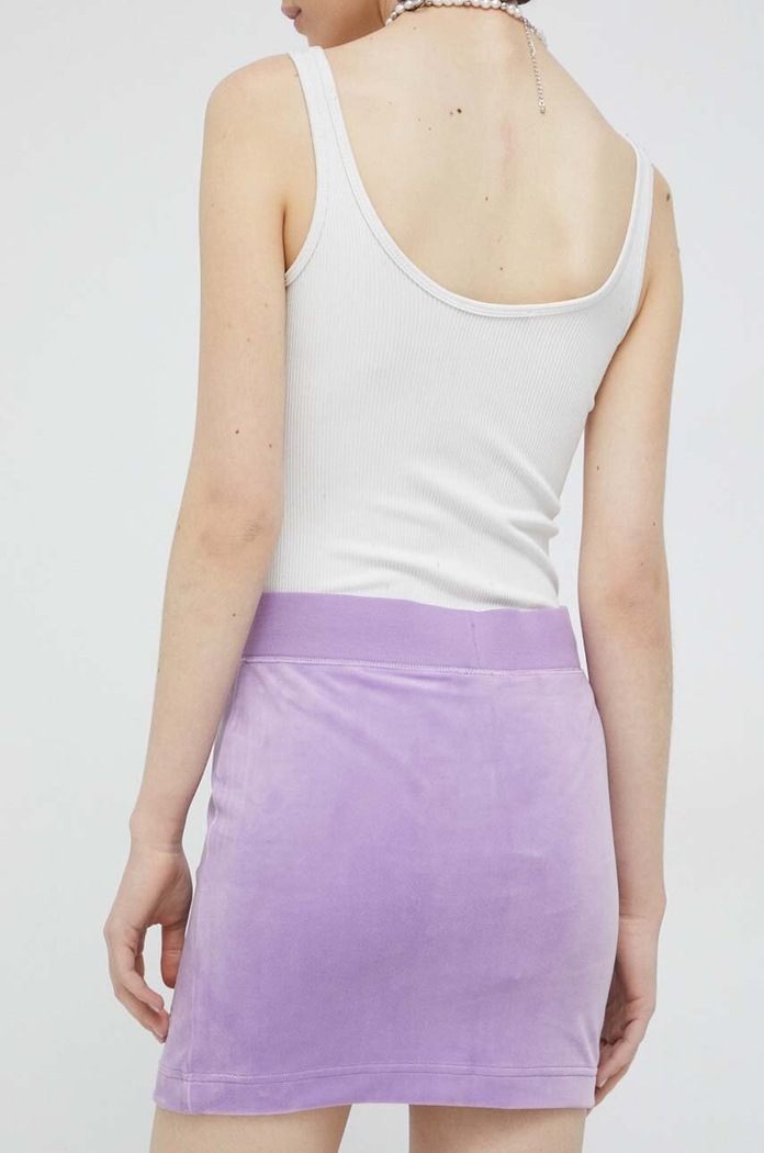 Odzież Juicy Couture spódnica Robbie JCCGS123801.380 fioletowy