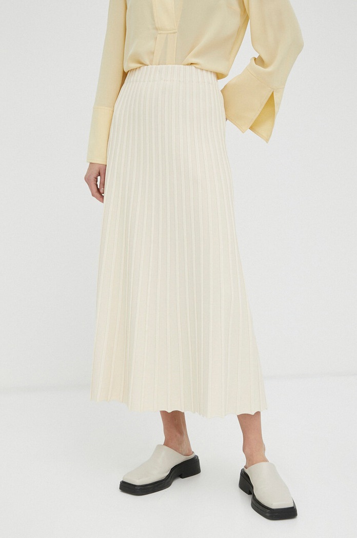 Sukně By Malene Birger Q71539004 béžová SS23