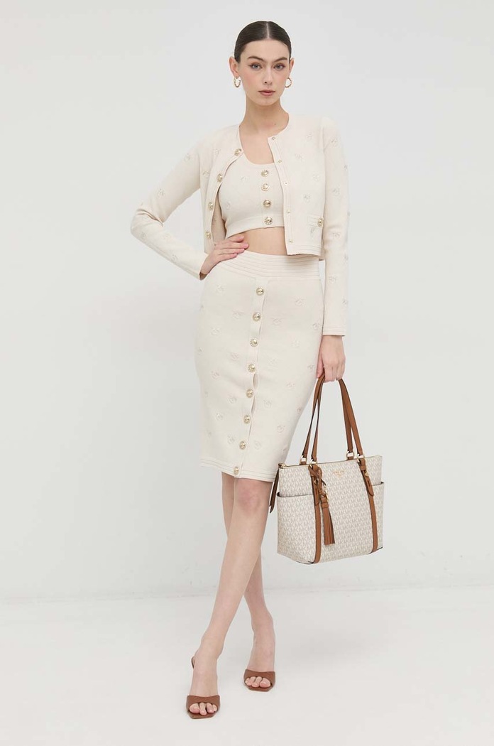 Sukňa Pinko 100144.A0HW béžová SS23