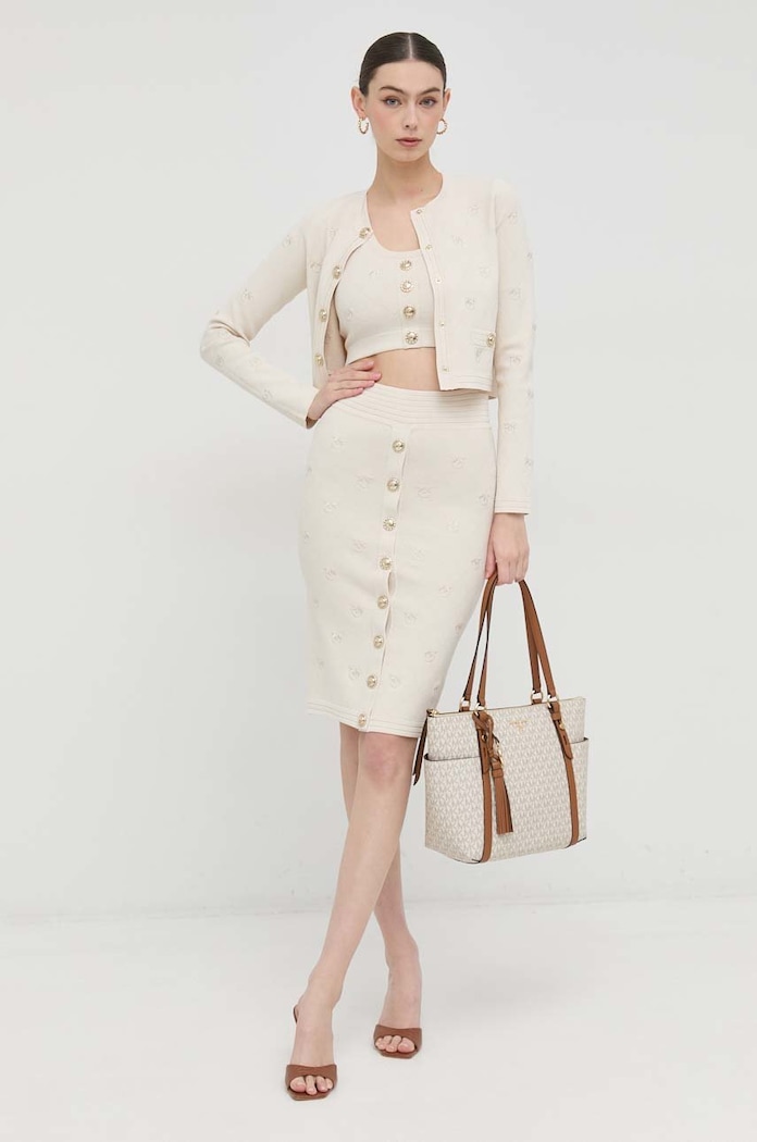 Sukňa Pinko 100144.A0HW béžová SS23