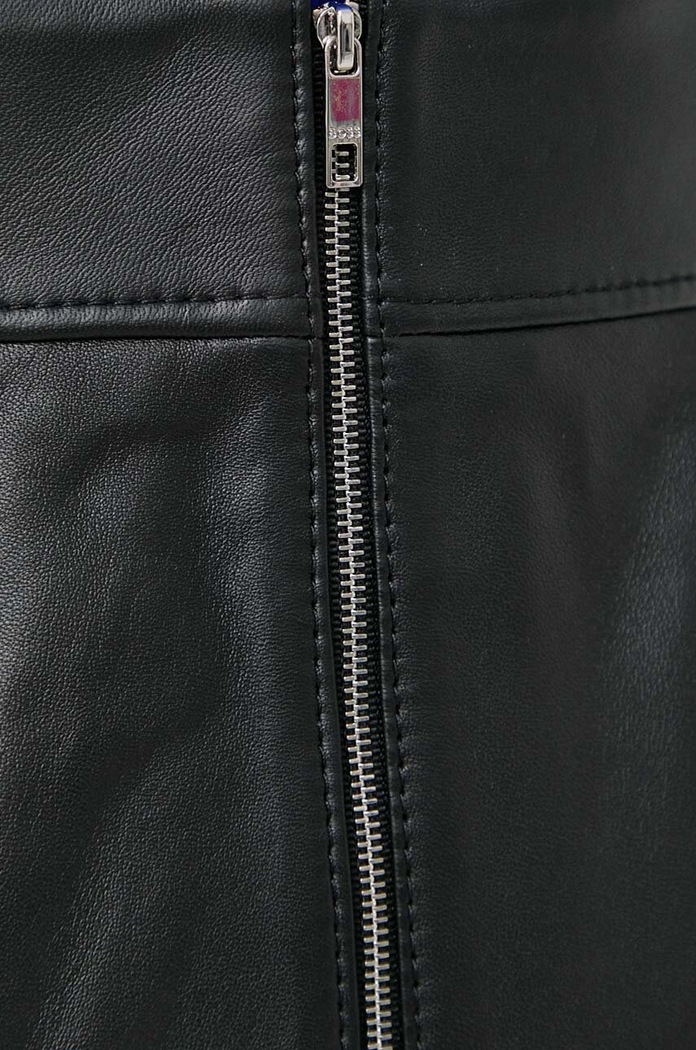 BOSS fusta de piele negru 50489116