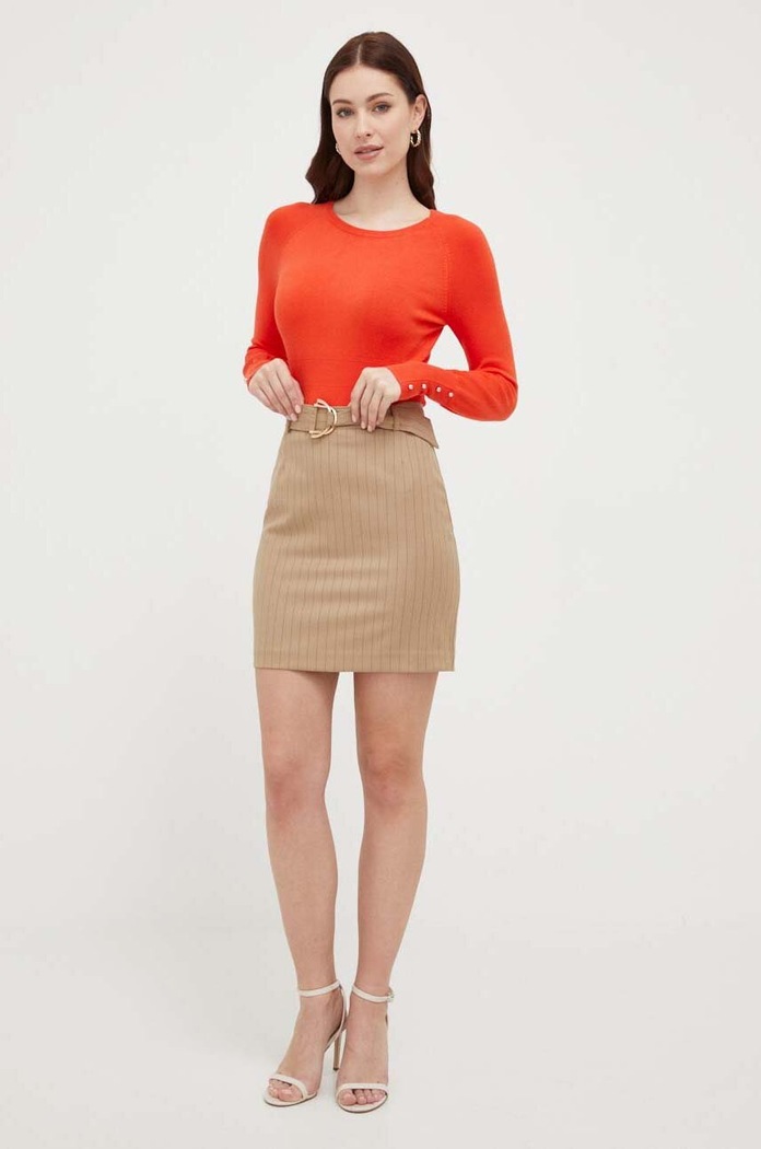 Morgan spódnica JAELA.F JAELA.F.BEIGE beżowy SS24