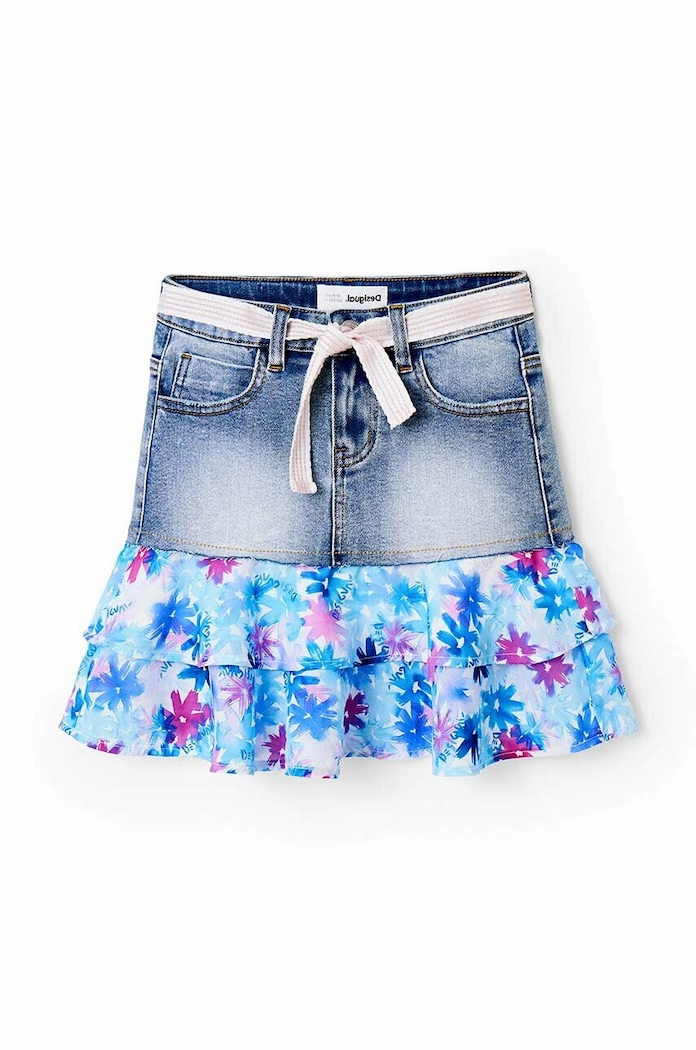 Dětská sukně Desigual 23SGFD01 modrá SS23