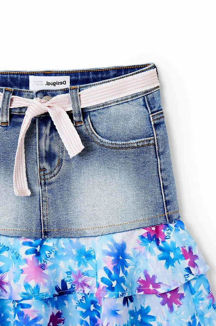 DÍVKA Dětská sukně Desigual 23SGFD01 modrá