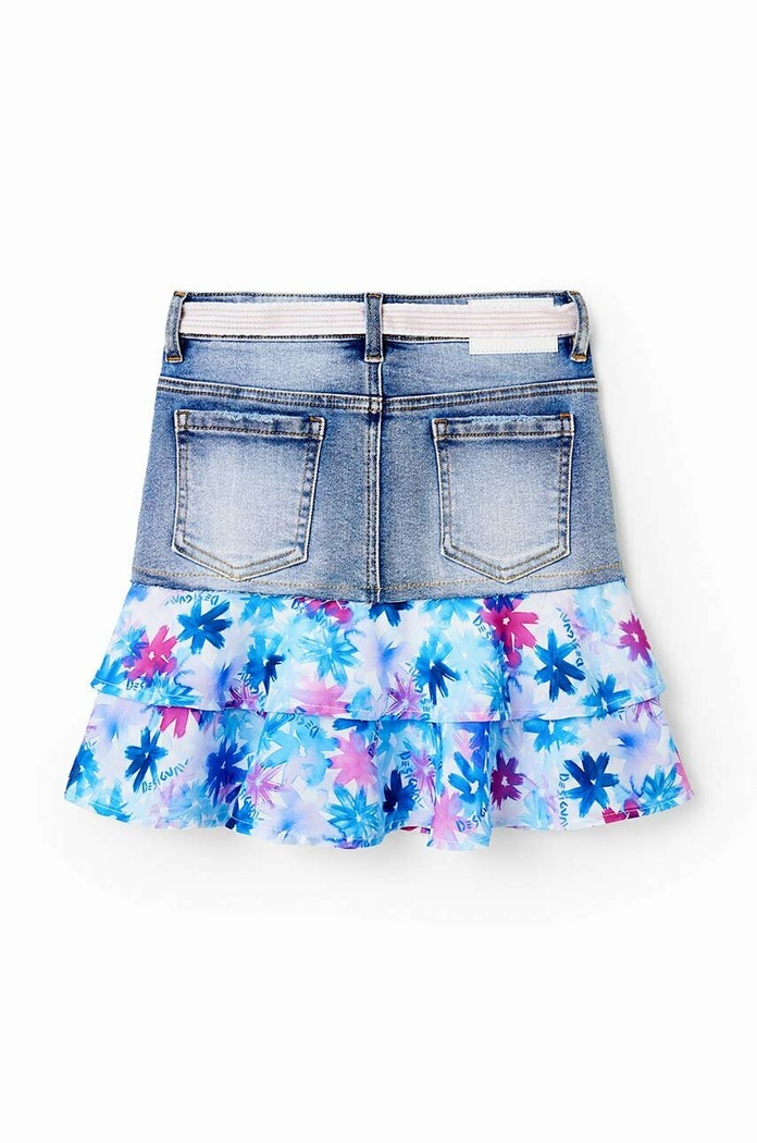 Dětská sukně Desigual modrá 23SGFD01