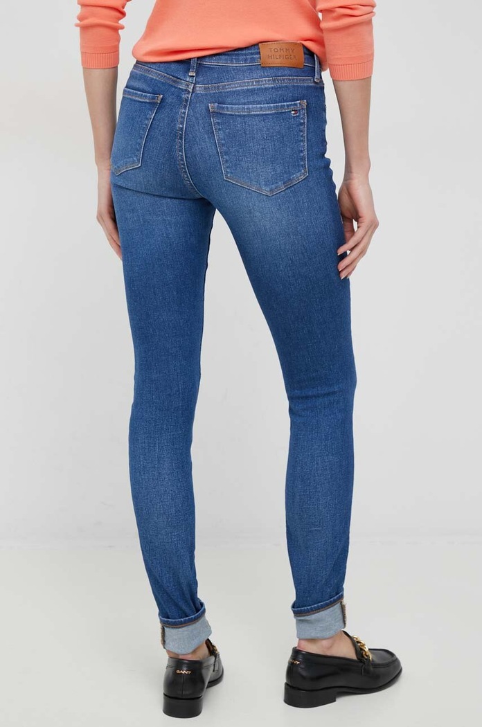 Odzież Tommy Hilfiger jeansy WW0WW36959.PPYX niebieski