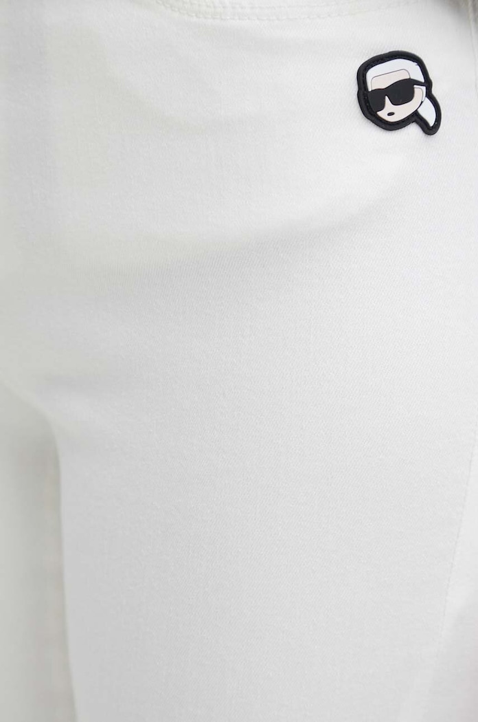 Karl Lagerfeld jeansy beżowy 230W1110