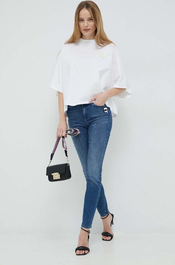 Karl Lagerfeld Jeansi Ikonik 2.0 230W1110 albastru AW24
