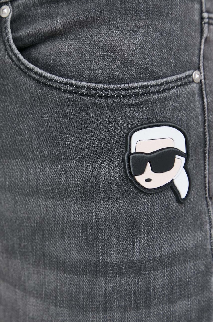 Дънки Karl Lagerfeld Ikonik 2.0 Karl Lagerfeld 230W1110 сив