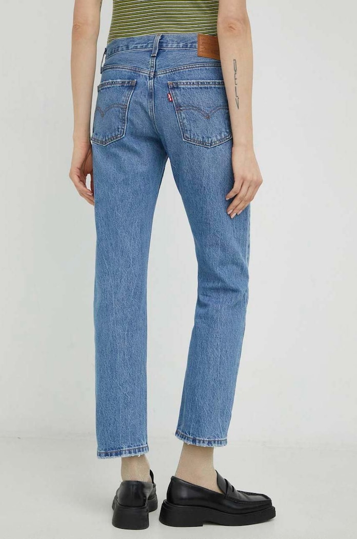 Oblačila Kavbojke Levi's Middy A4690.0002 modra