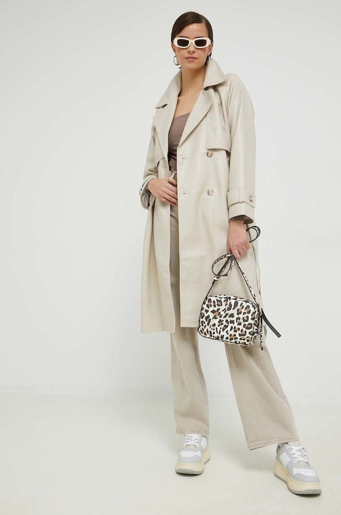 Džíny Abercrombie & Fitch KI155.2690.178 béžová SS23