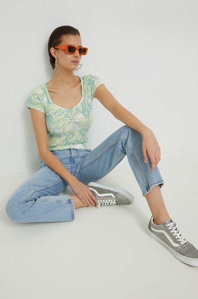 Džíny Abercrombie & Fitch KI155.2734.280 modrá SS23