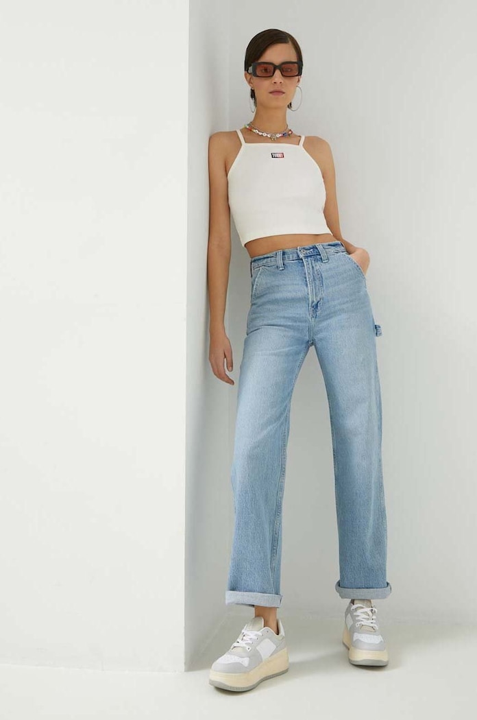 Abercrombie & Fitch jeansy KI155.3192.280 niebieski SS23