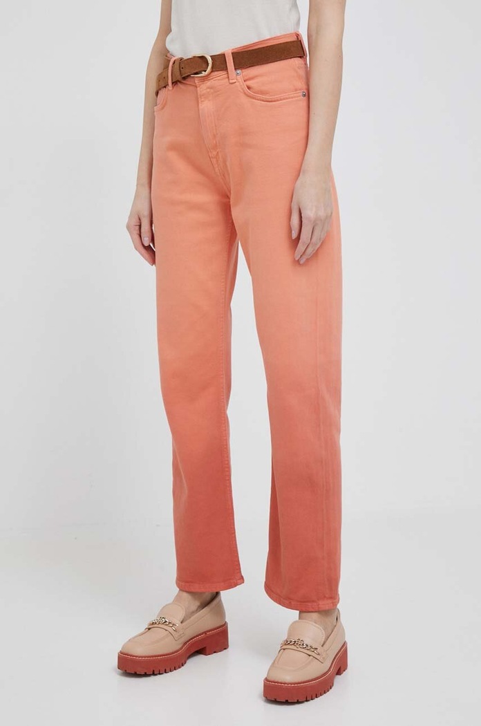 Pepe Jeans jeansy Planet friendly pomarańczowy PL2116160.118