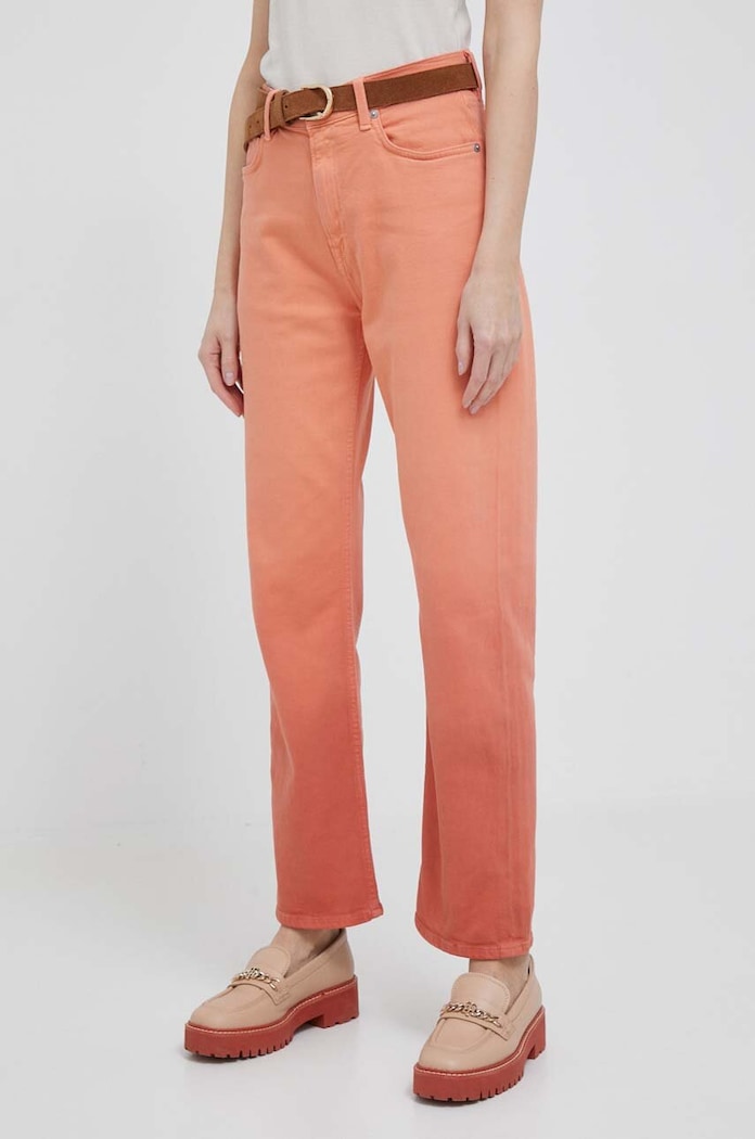 Pepe Jeans jeansy Planet friendly pomarańczowy PL2116160.118
