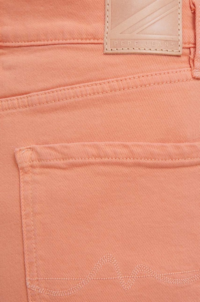 Pepe Jeans jeansy pomarańczowy PL2116160.118