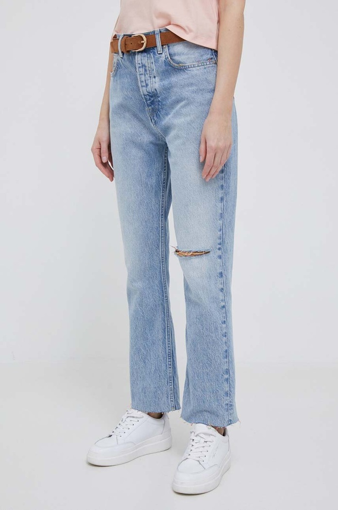 Rifle Pepe Jeans Planet friendly modrá PL2044098.000