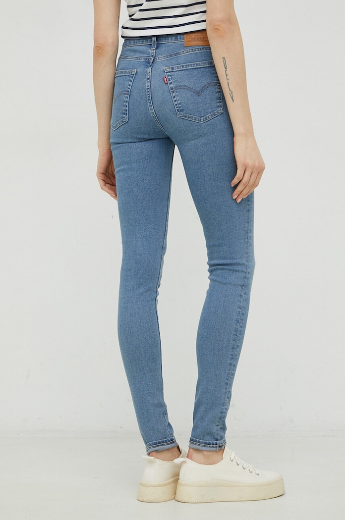 Odzież Levi's jeansy 721 HIGH RISE SKINNY 18882.0601 niebieski