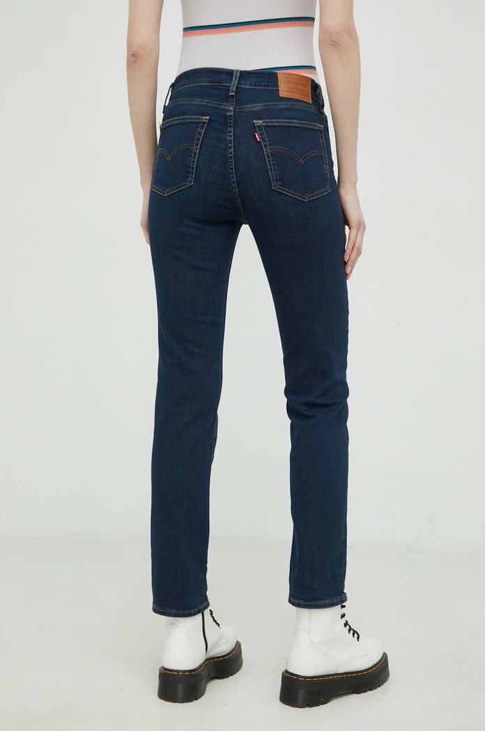 Odzież Levi's jeansy 724 HIGH RISE STRAIGHT 18883.0208 granatowy