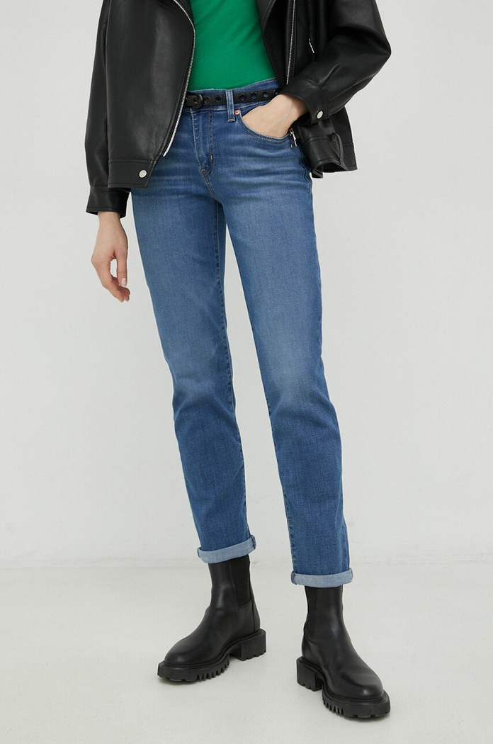 Rifle Levi's Boyfriend MID RISE BOYFRIEND Planet friendly modrá 19887.0225