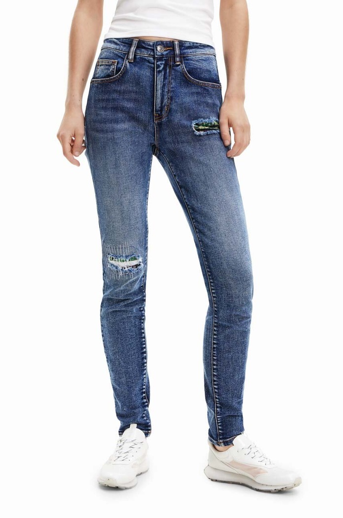 Desigual jeansi 23SWDD51 albastru SS23
