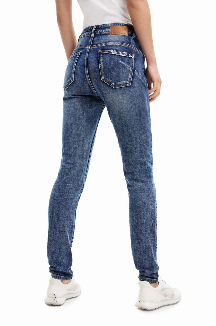 Desigual jeansi albastru 23SWDD51