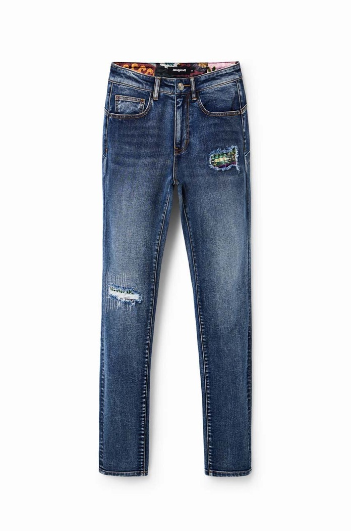 Desigual jeansi 23SWDD51 albastru