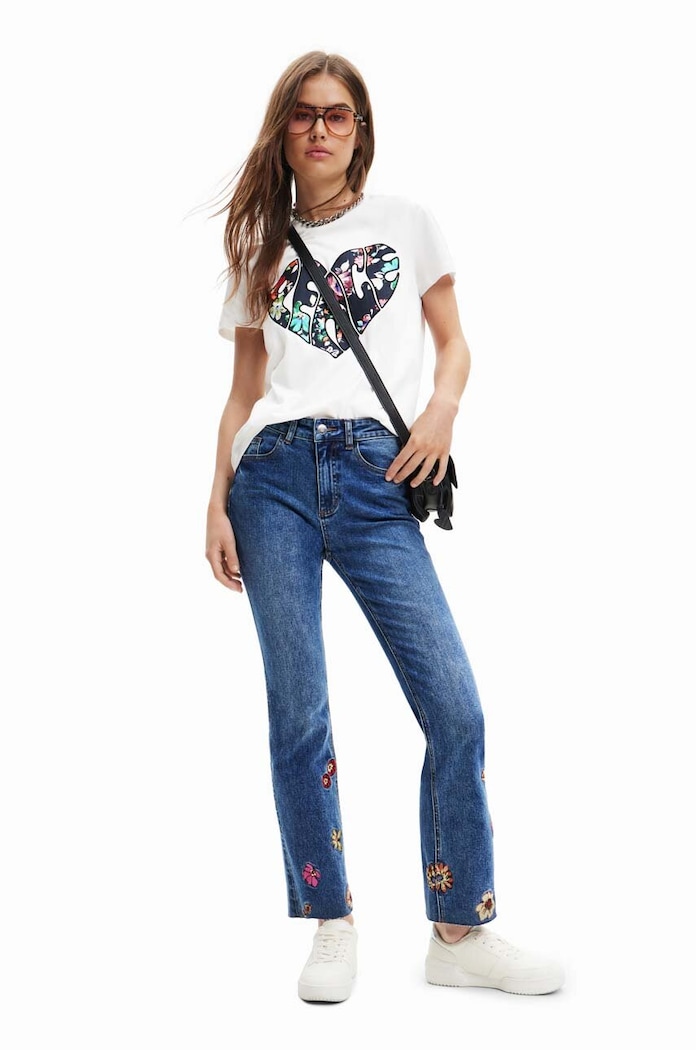 Дънки Desigual Planet friendly тъмносин 23SWDD68