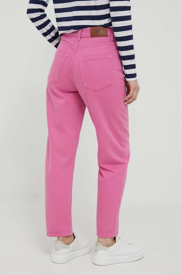 Oblečení Džíny United Colors of Benetton 4LYX575C3.0K9 růžová