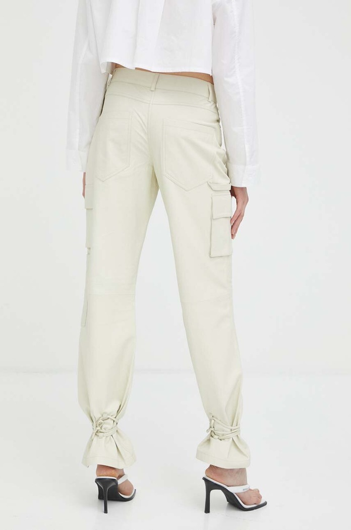 Îmbrăcăminte Herskind pantaloni de piele Trisa 4748940 bej