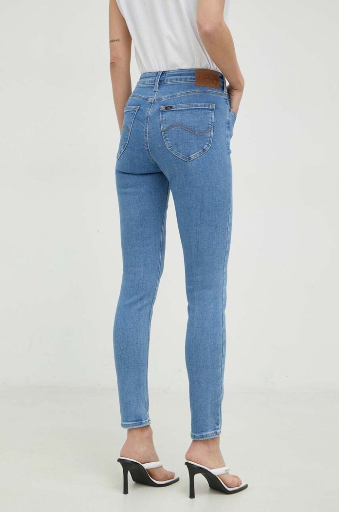 Odzież Lee jeansy Foreverfit L32SOVC04 niebieski