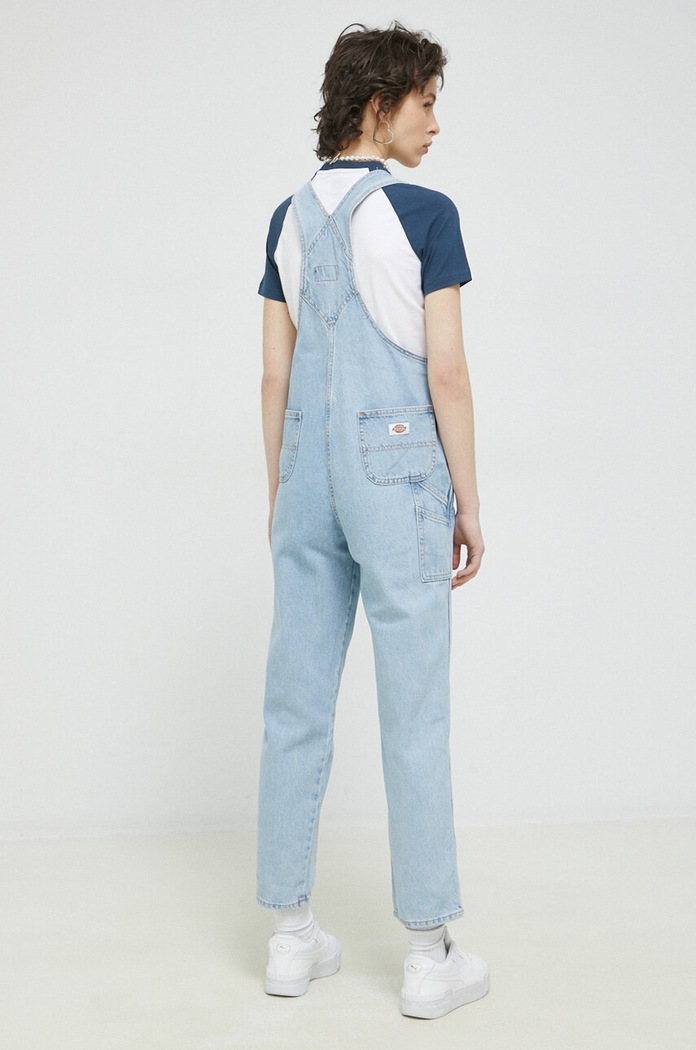 Îmbrăcăminte Dickies salopete din denim DK0A4XYCC151 albastru