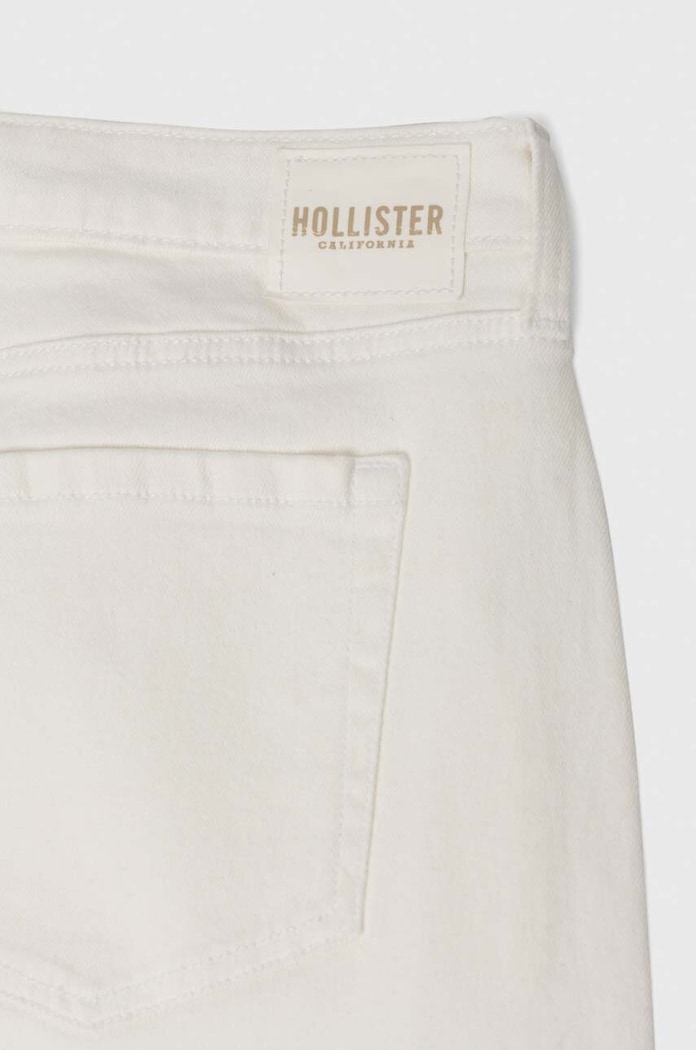 Ρούχα Τζιν παντελόνι Hollister Co. KI355.3133.177 λευκό