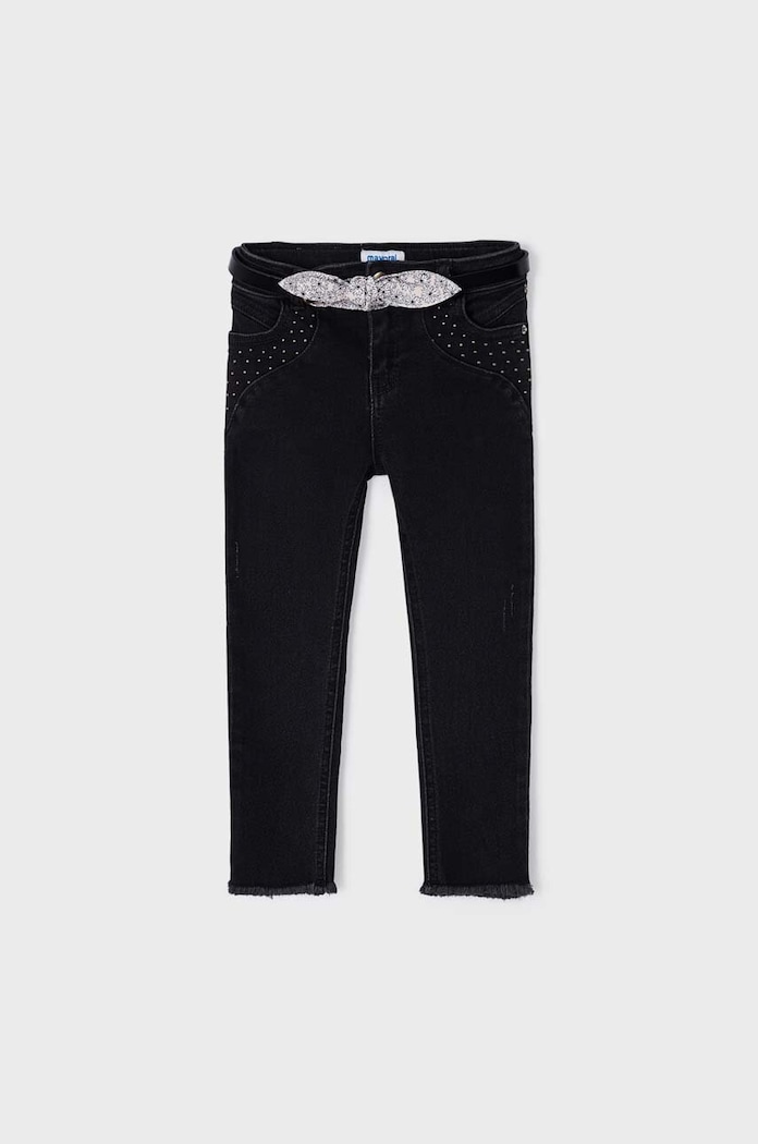 Mayoral jeansy dziecięce 3509.6G.MINI czarny SS23