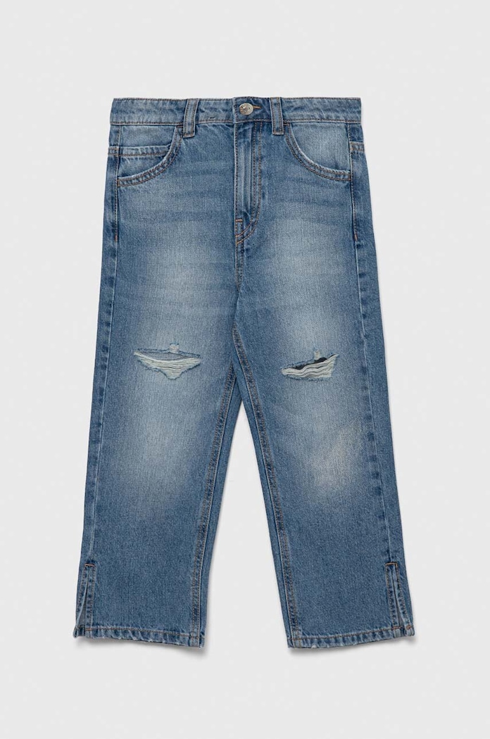 Sisley jeans copii 4DW2YE00L.G.SEASONAL albastru SS23