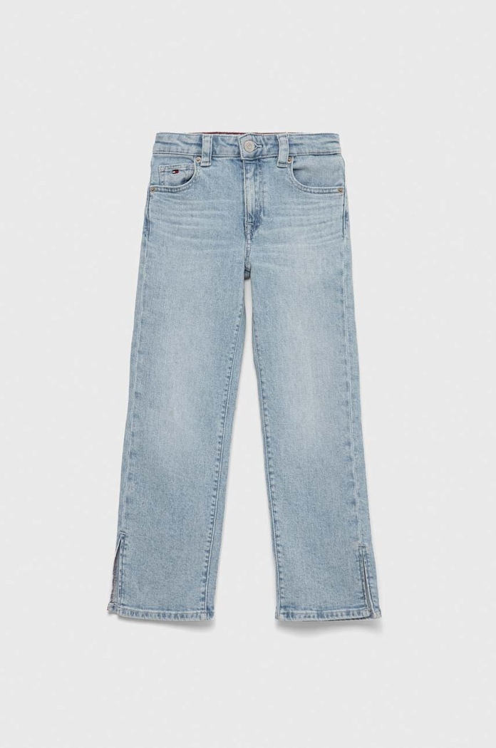 Tommy Hilfiger jeansy dziecięce z regulacją niebieski KG0KG07169.PPYX