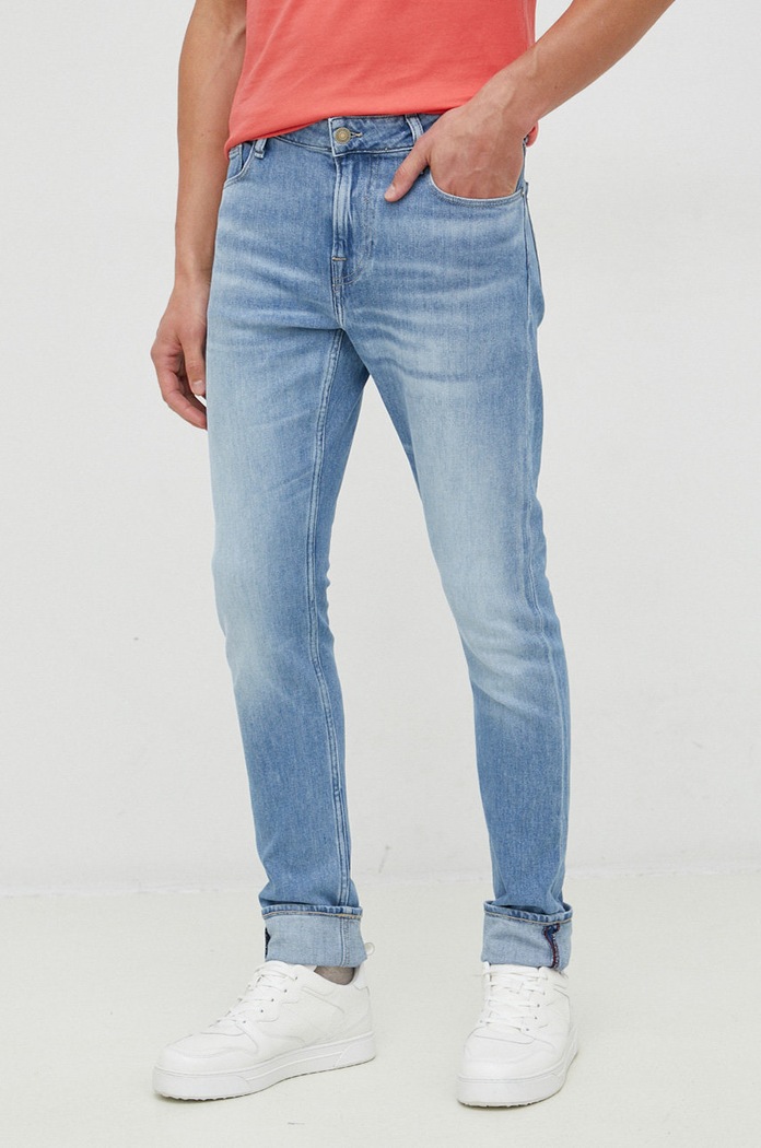 Guess jeansi Chris albastru M2YA27.D4Q43
