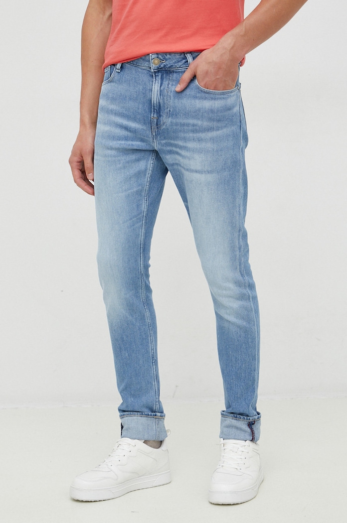 Guess jeansi Chris albastru M2YA27.D4Q43
