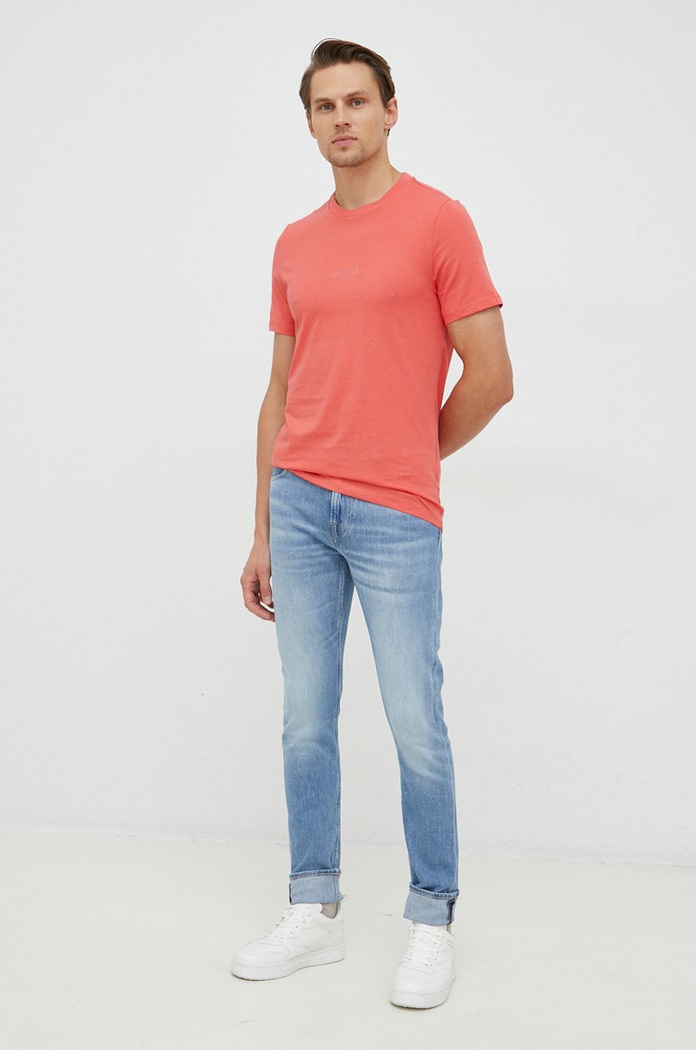 Guess jeansi Chris M2YA27.D4Q43 albastru SS26