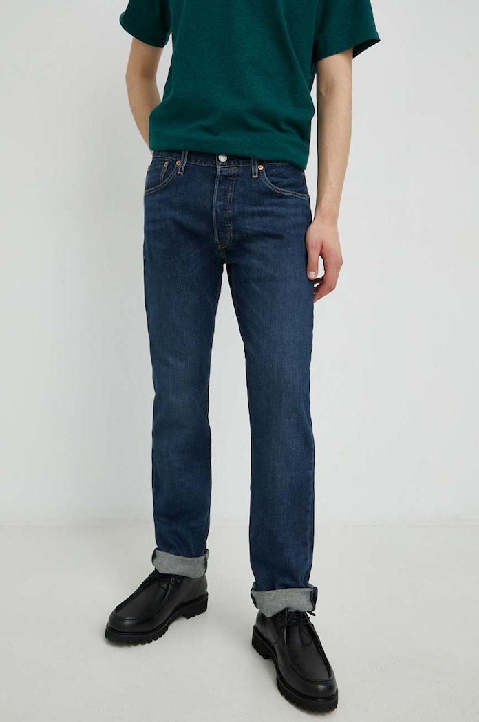 Levi's jeansy 501® LEVIS®ORIGINAL FIT granatowy 00501.3199