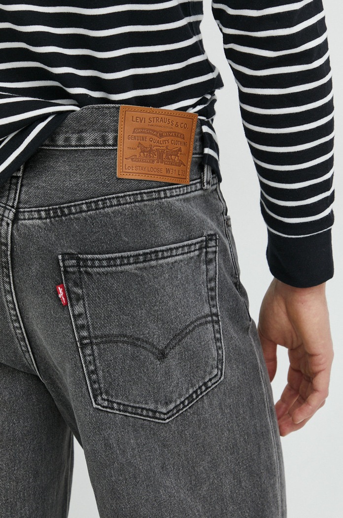 Levi's jeansy 568™ LOOSE STRAIGHT szary 29037.0052