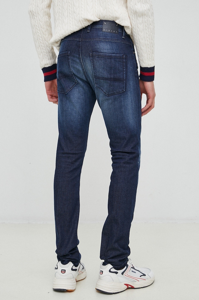 Odzież Sisley jeansy Helsinki 4Y7V576L9.902 granatowy