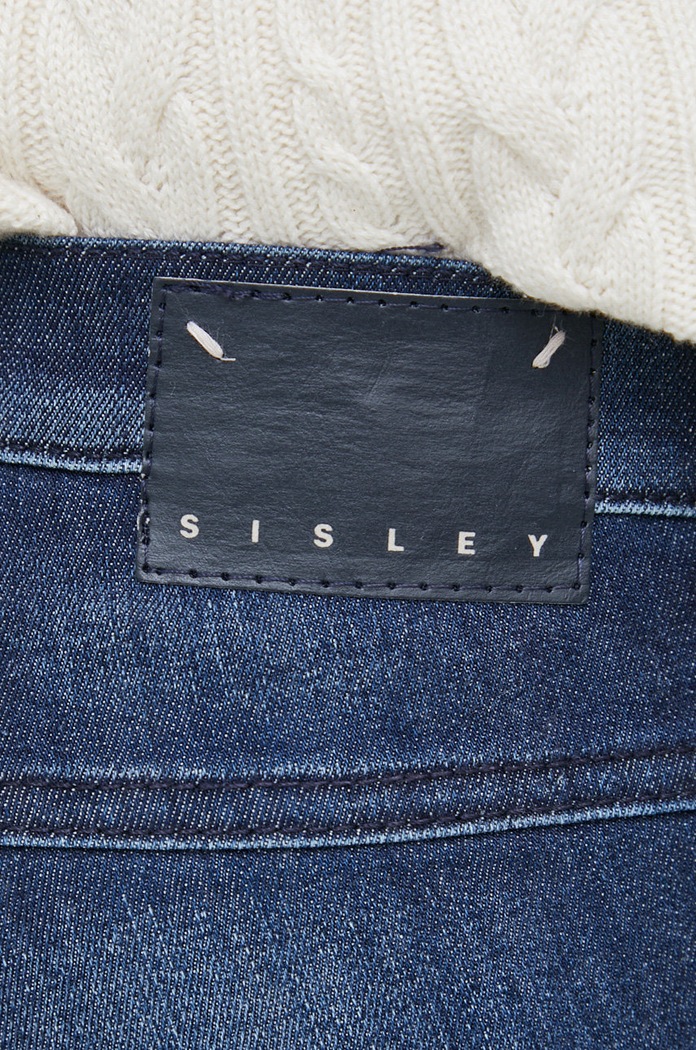 Sisley jeansy Helsinki granatowy 4Y7V576L9.902