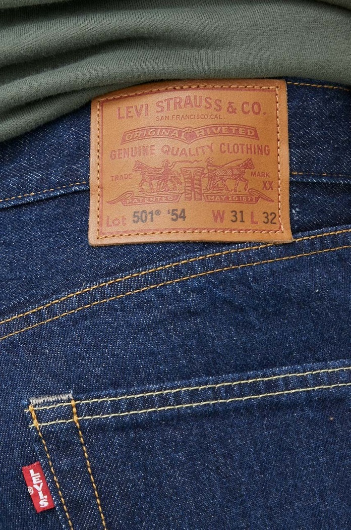Levi's jeansy 501 A4677.0000 granatowy