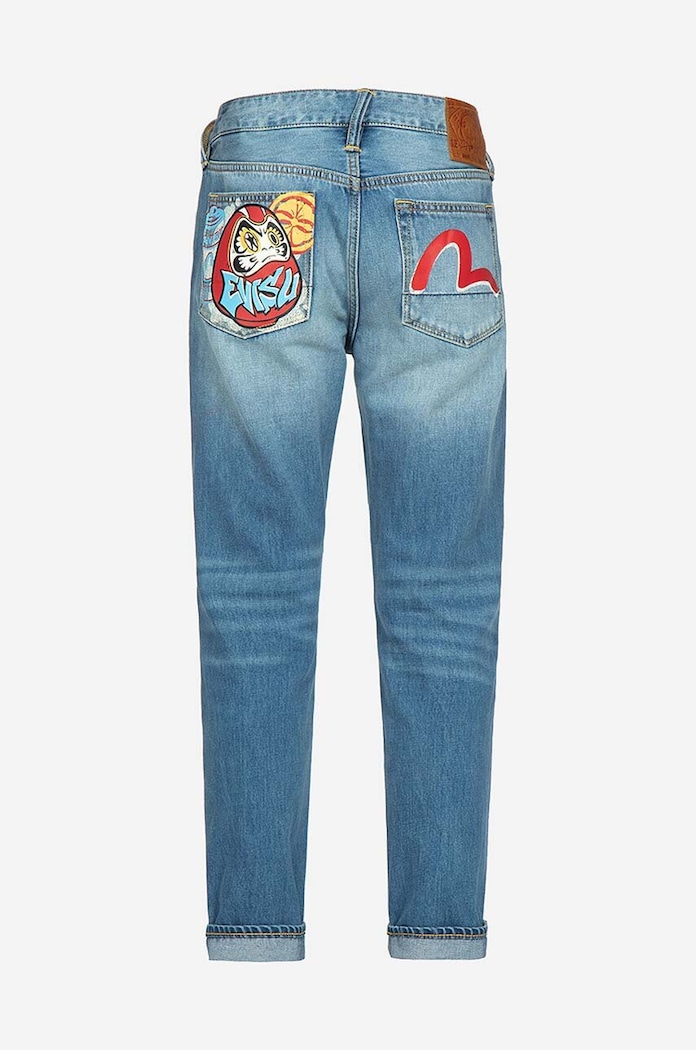 Ρούχα Τζιν παντελόνι Evisu 2ESHTM3JE12517CT μπλε