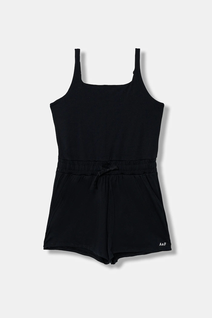 Dječji kombinezon Abercrombie & Fitch pletivo crna KI259.3085
