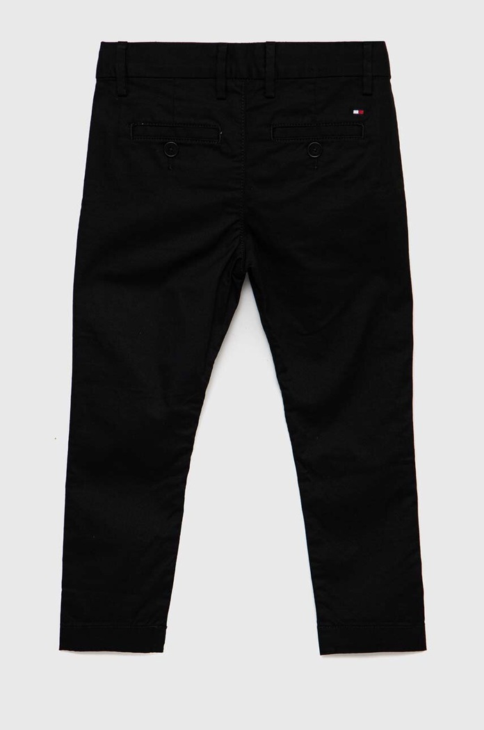Dětské kalhoty Tommy Hilfiger KB0KB07392.PPYX černá SS23