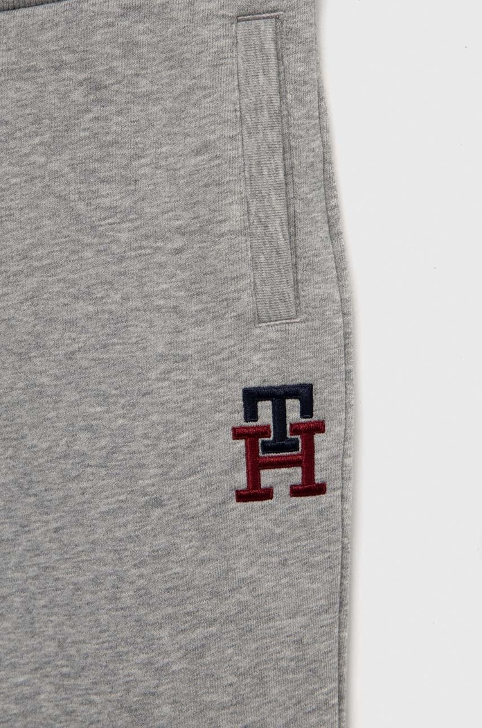 Chlapec Detské tepláky Tommy Hilfiger KS0KS00297.PPYX sivá